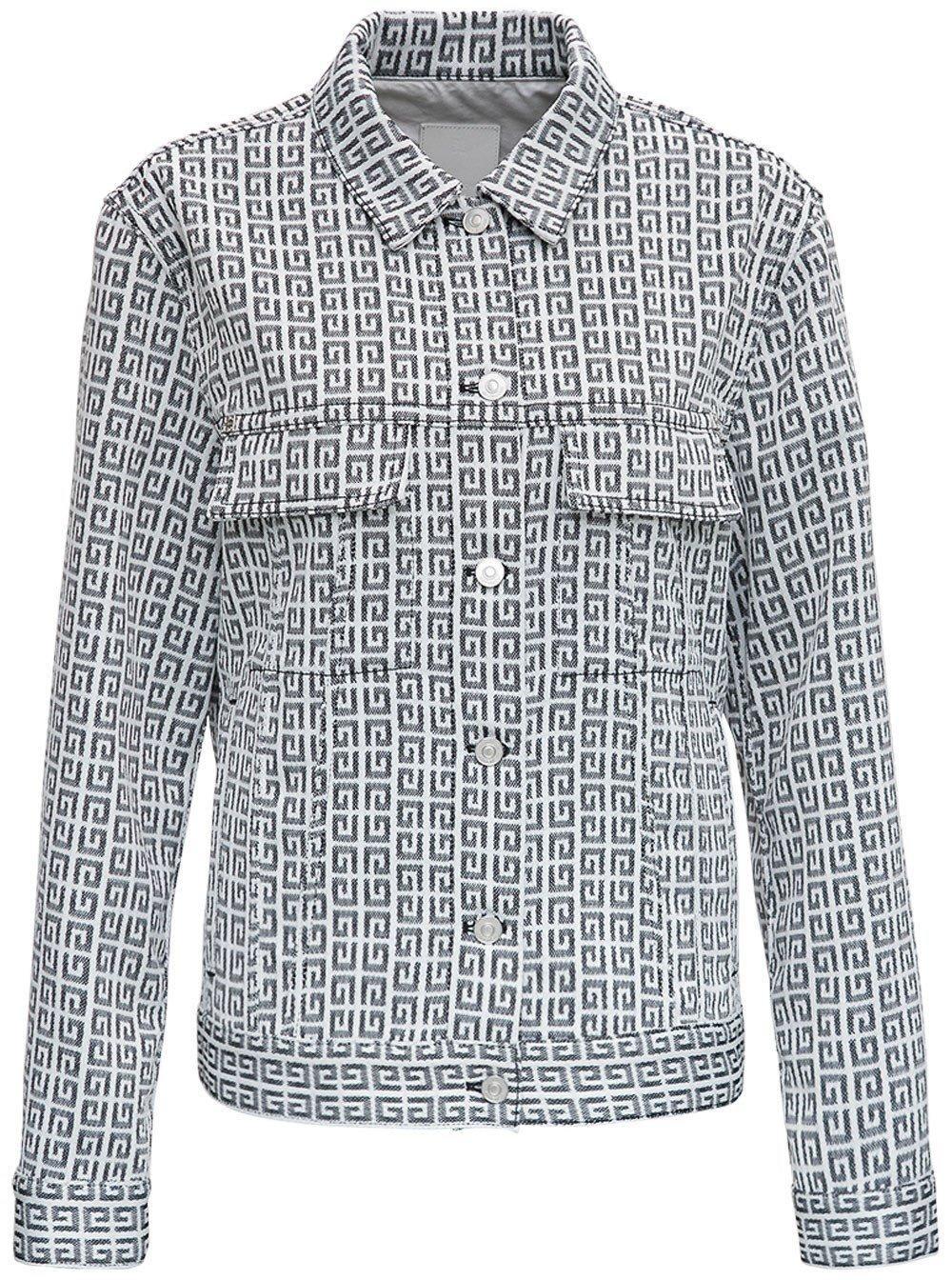 givenchy 4g jacquard denim jacket