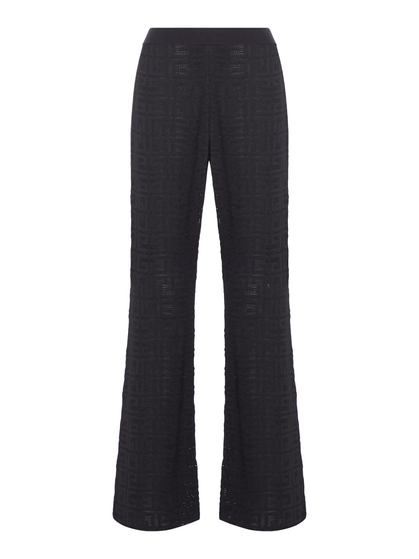 givenchy 4g jacquard flared pants