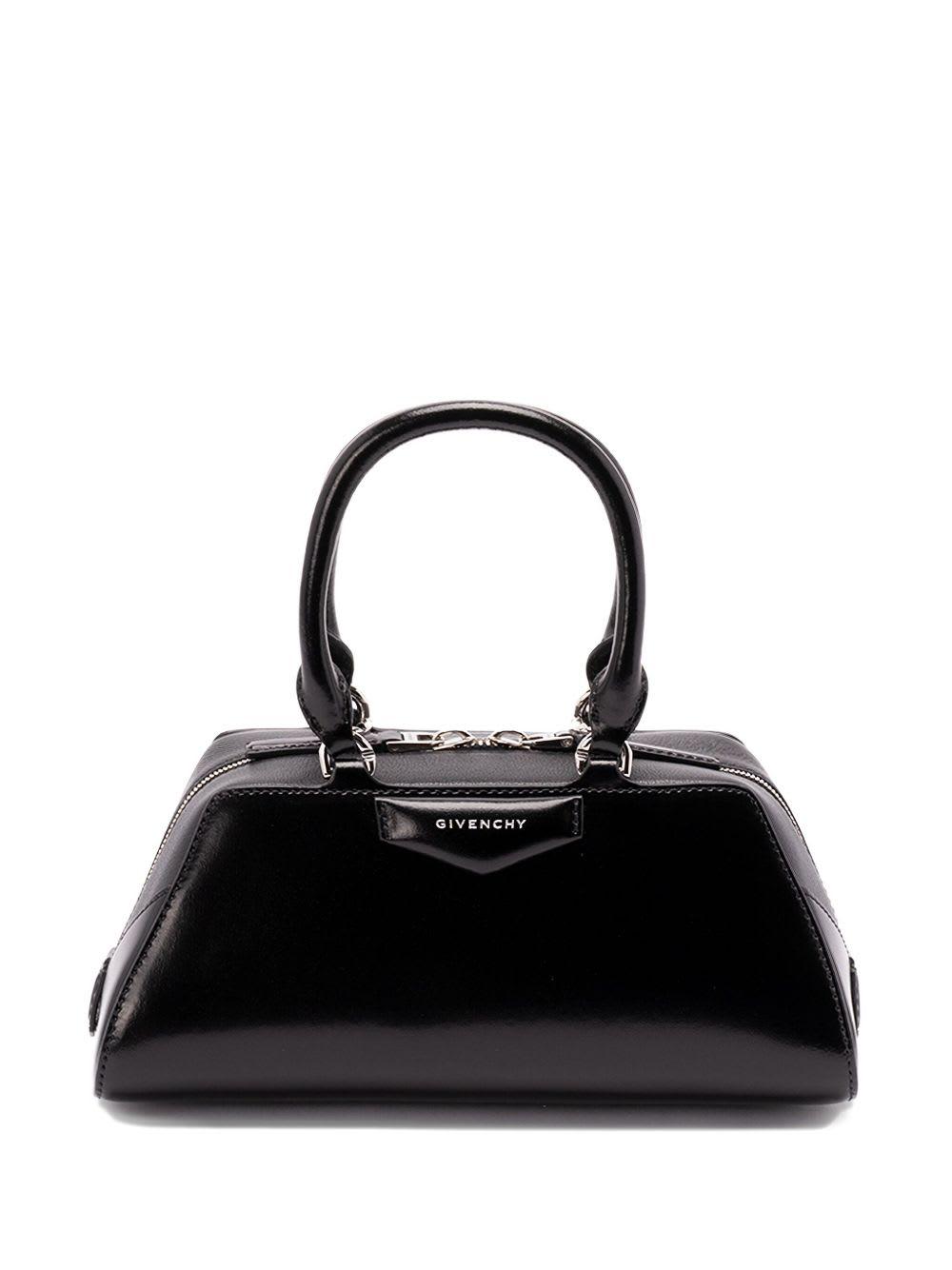 givenchy antigona ew mini leather handbag