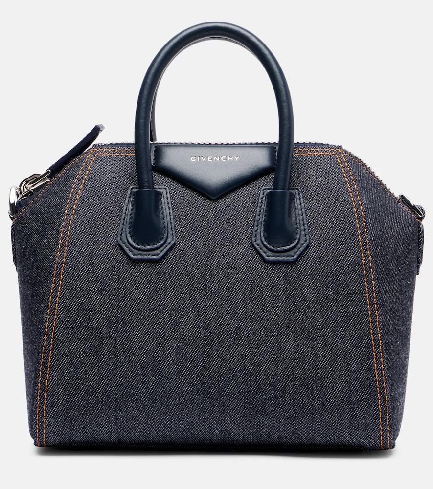 givenchy antigona mini denim tote bag