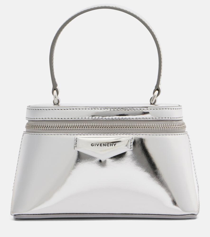 givenchy antigona mini metallic leather vanity bag