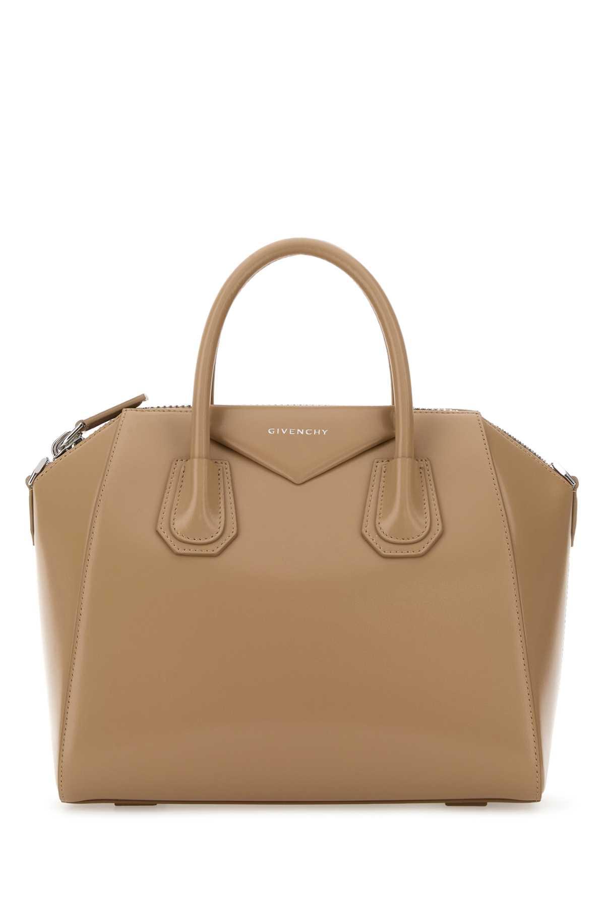 givenchy beige leather small antigona handbag