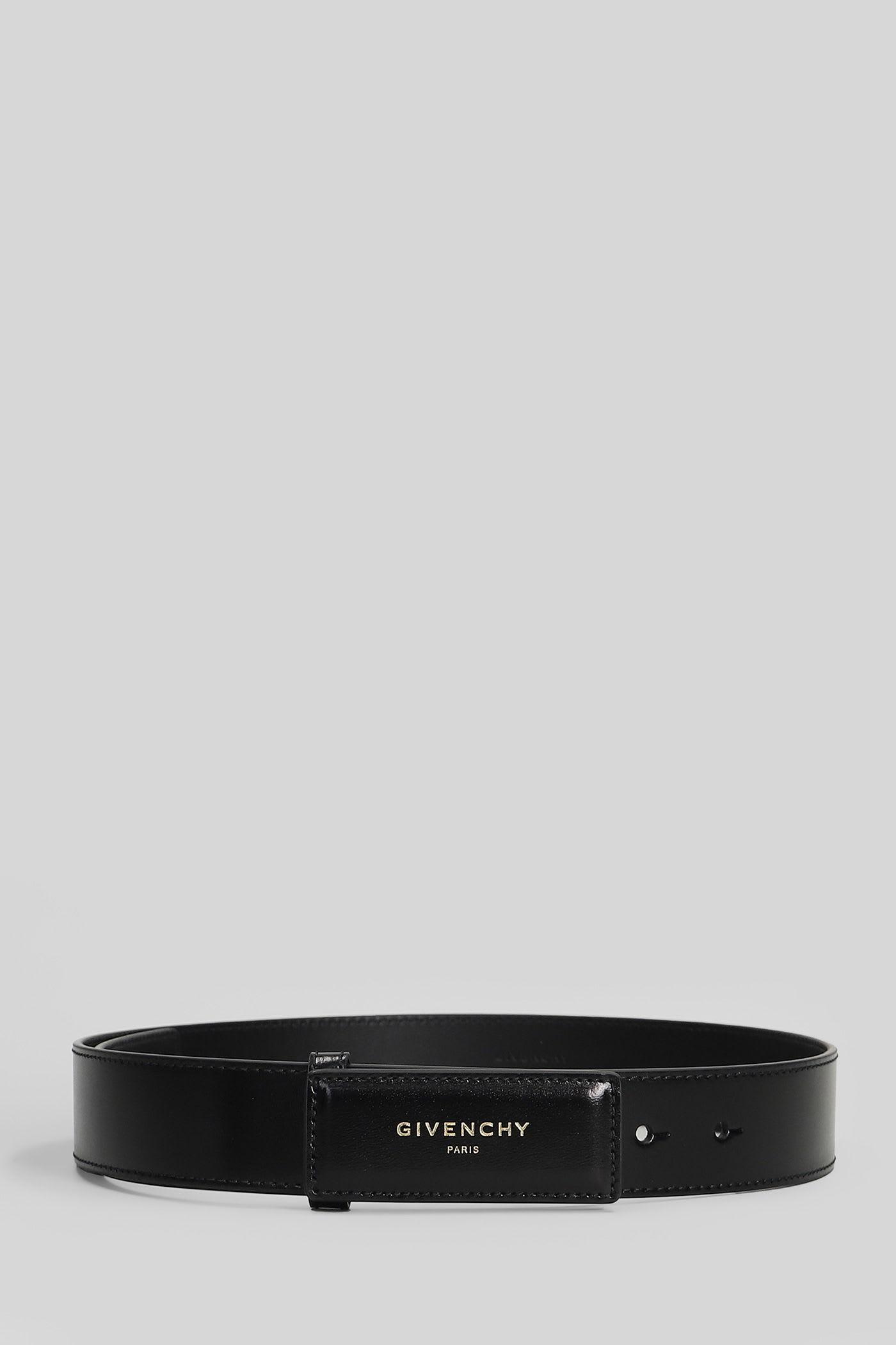 givenchy belts in black leather
