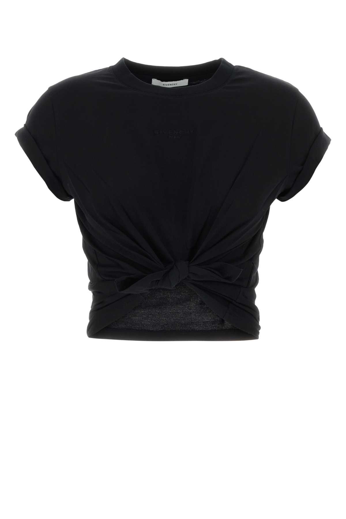 givenchy black cotton t-shirt