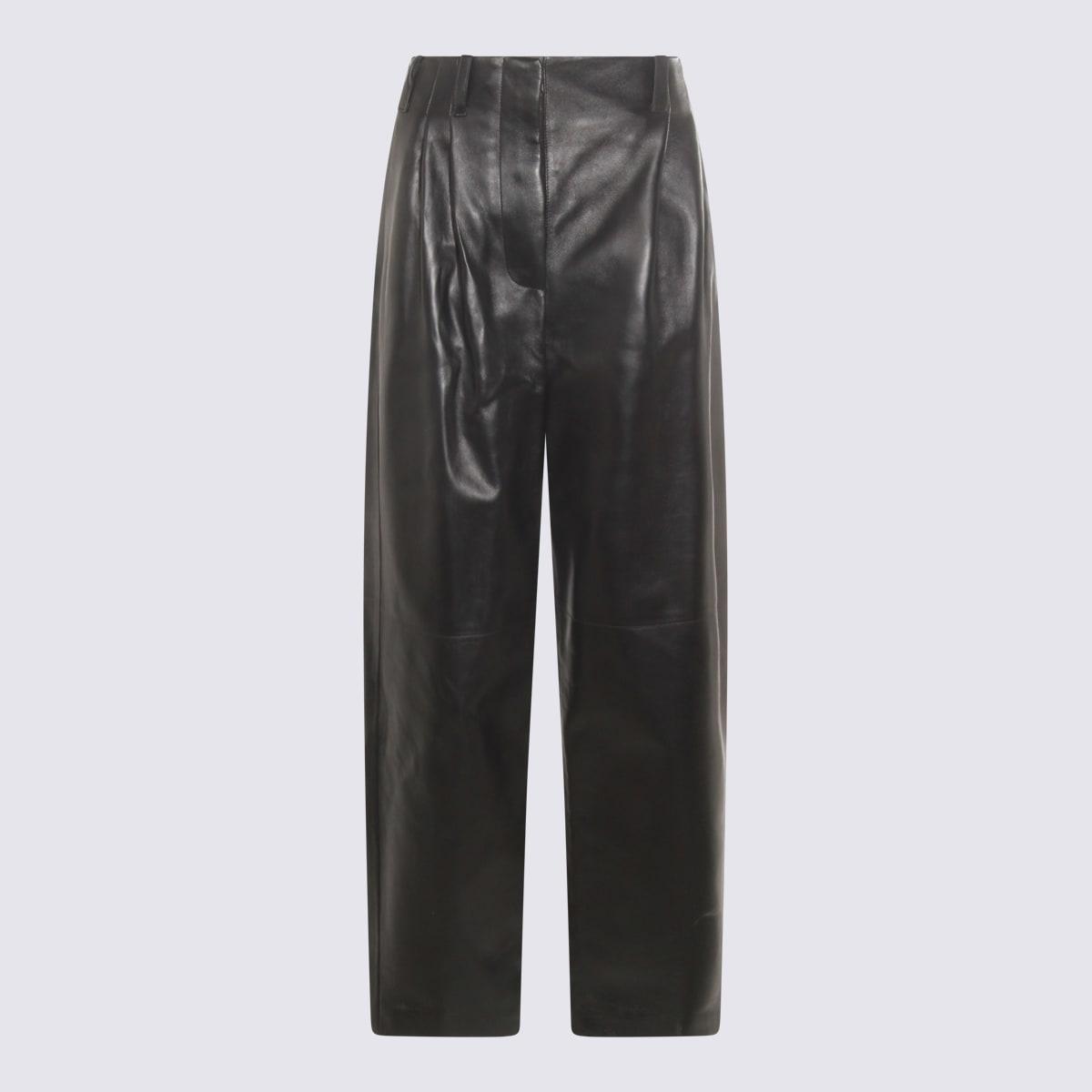 givenchy black leather pants