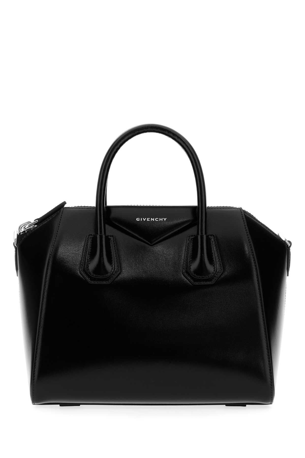 givenchy black leather small antigona handbag
