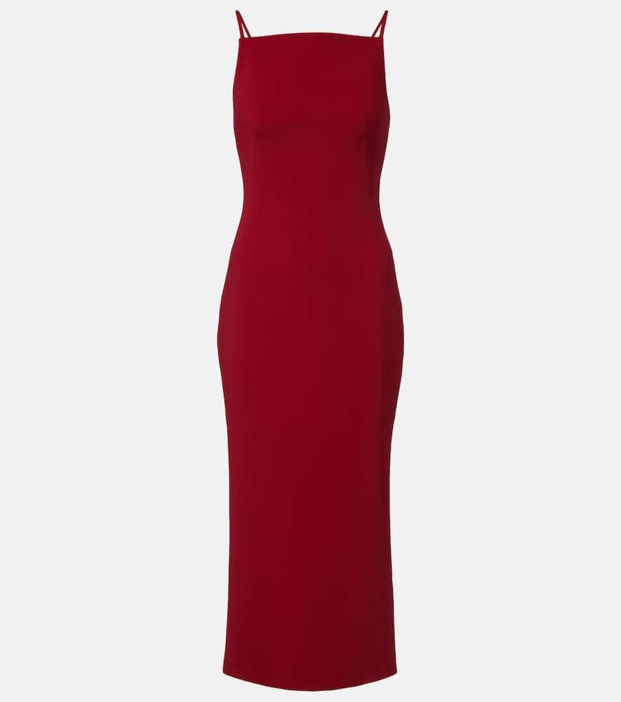givenchy cady crêpe midi dress