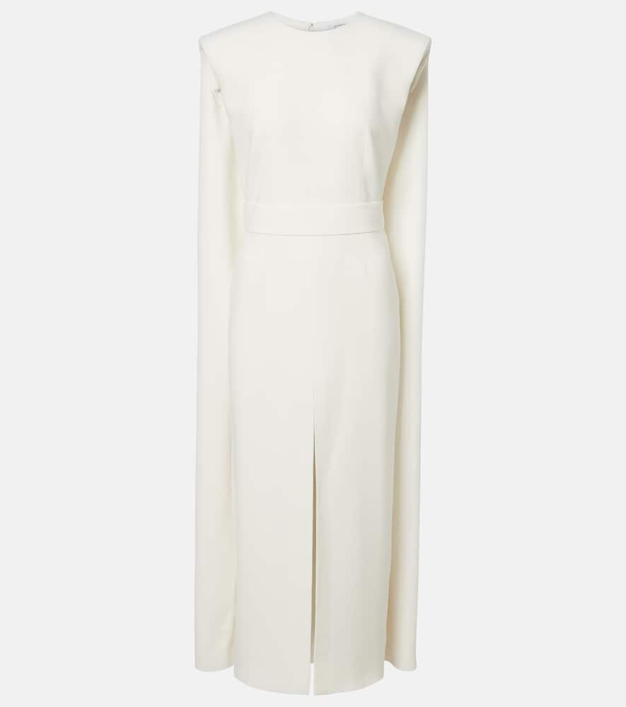 givenchy caped cocktail dress