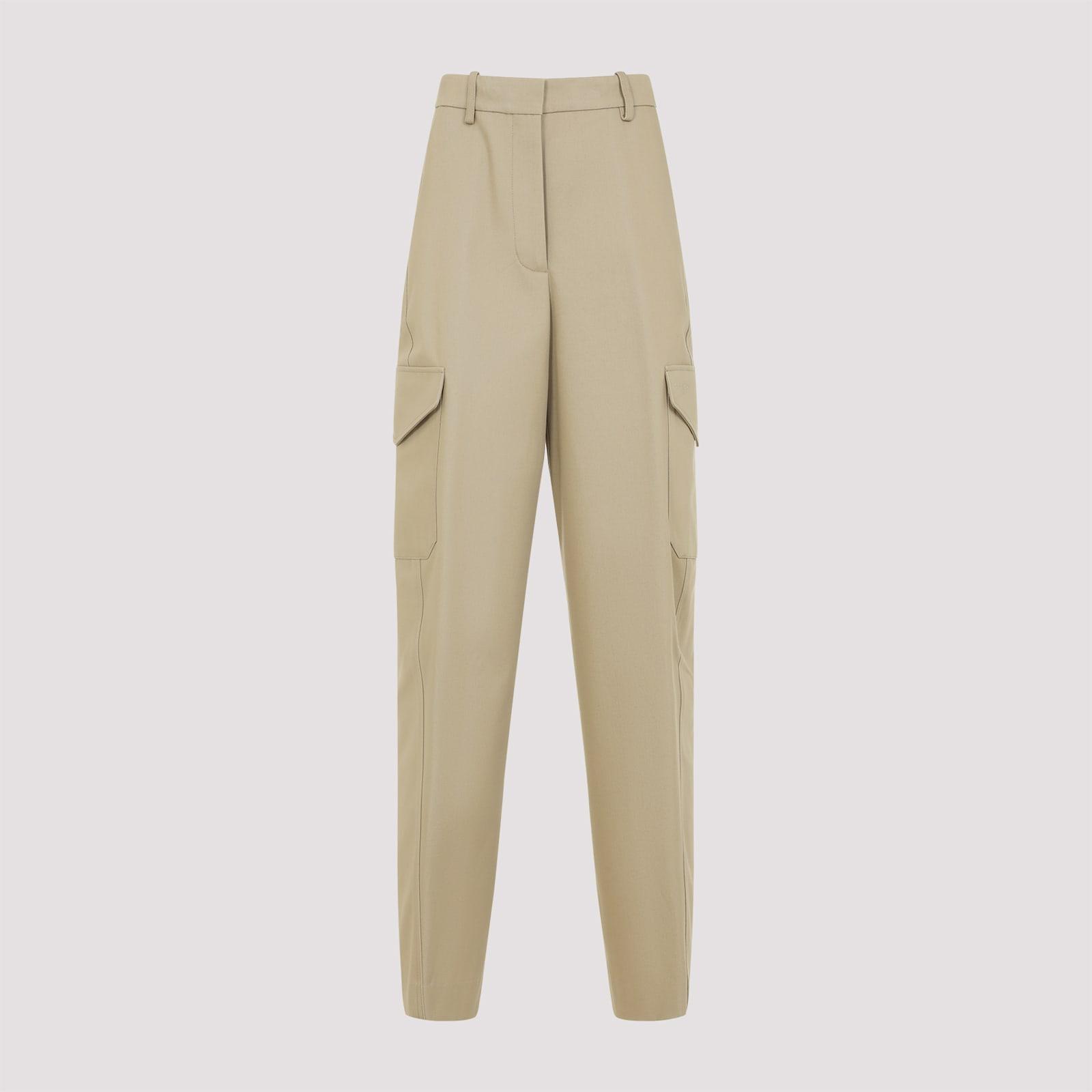 givenchy cotton and wool pants