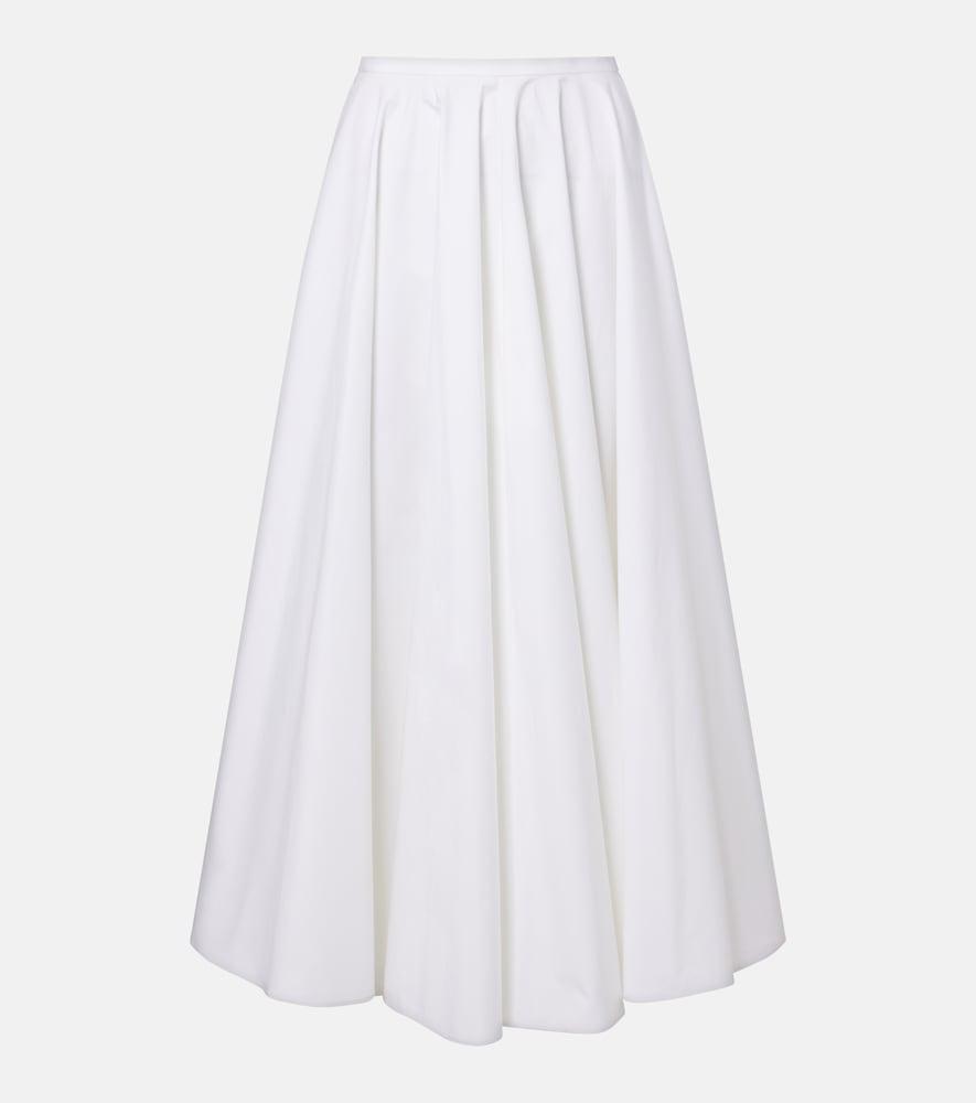 givenchy cotton midi skirt