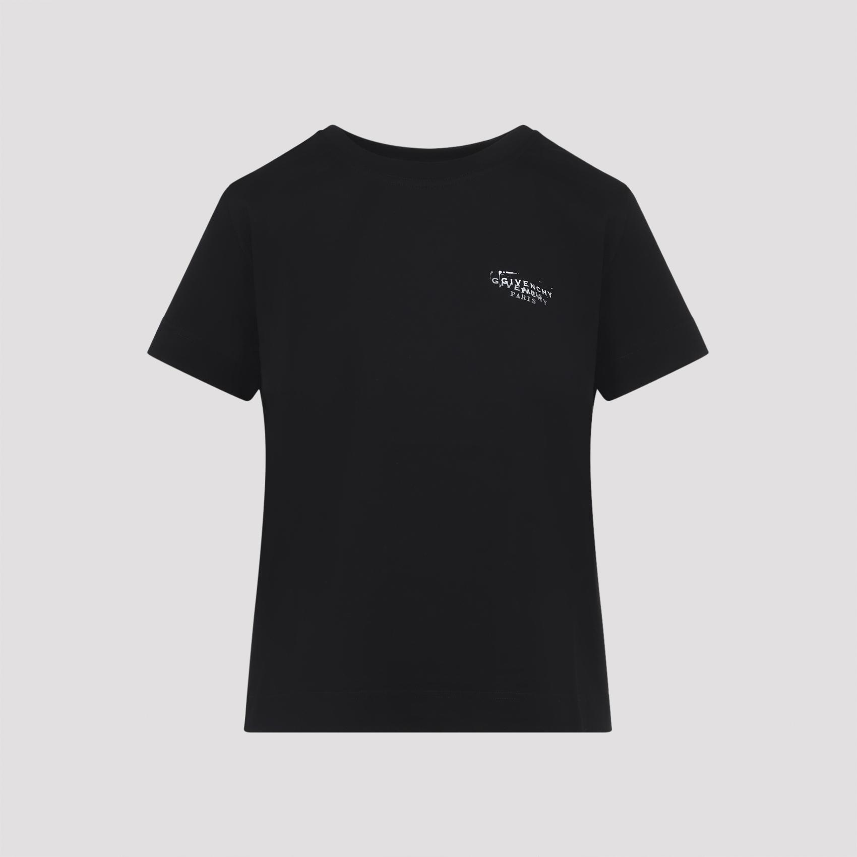 givenchy cotton t-shirt black tshirt - women
