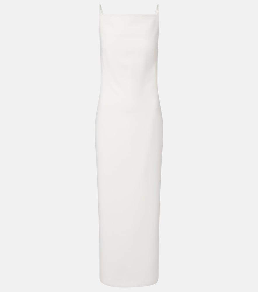 givenchy crêpe cady maxi dress