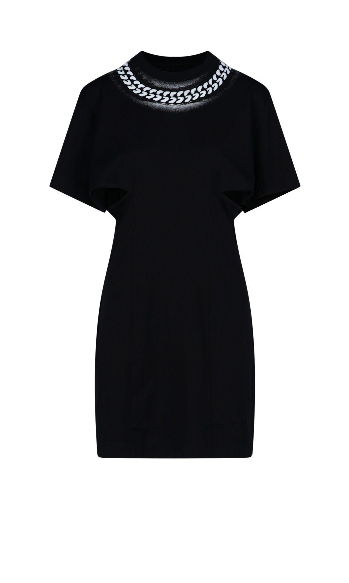 givenchy cut-out detail dress