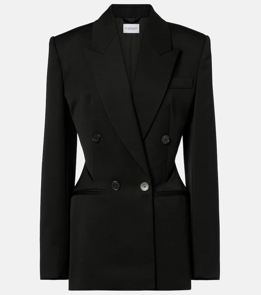 givenchy cutout wool blazer