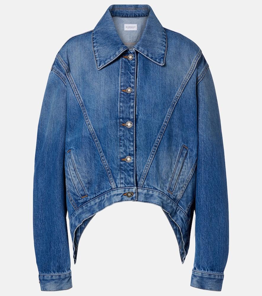 givenchy deconstructed oversized denim jacket