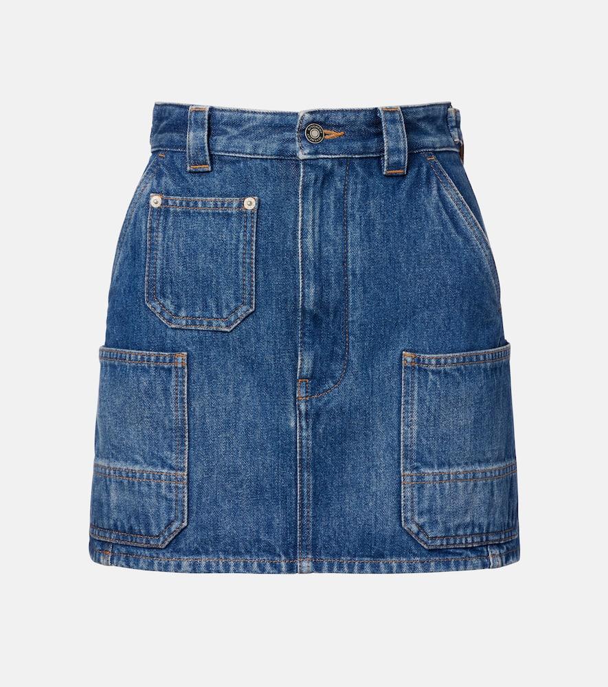givenchy denim miniskirt