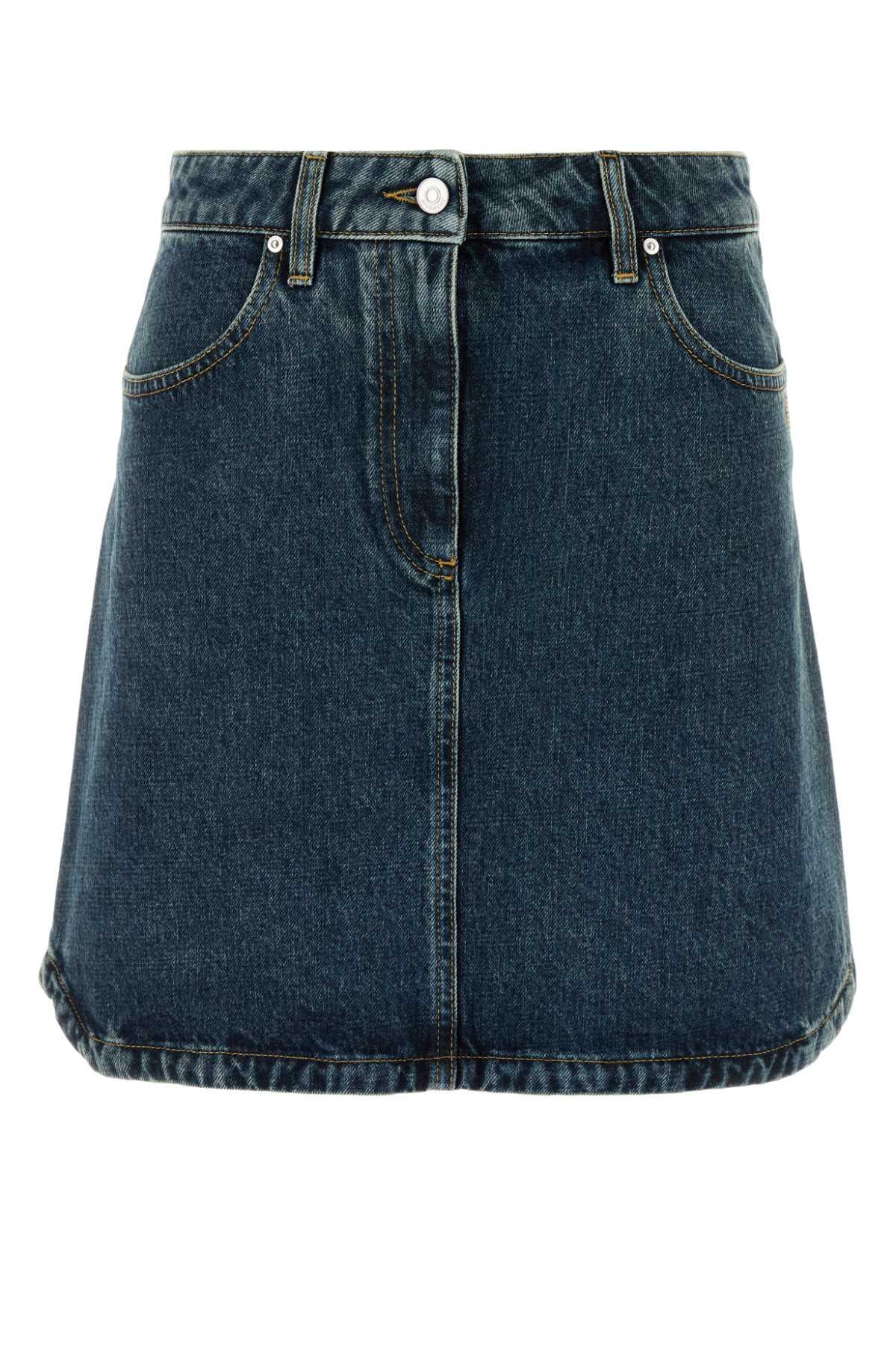 givenchy denim skirt