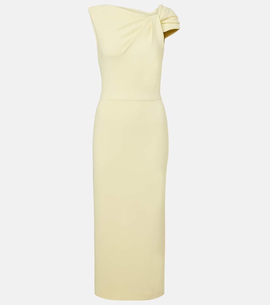 givenchy draped cocktail dress