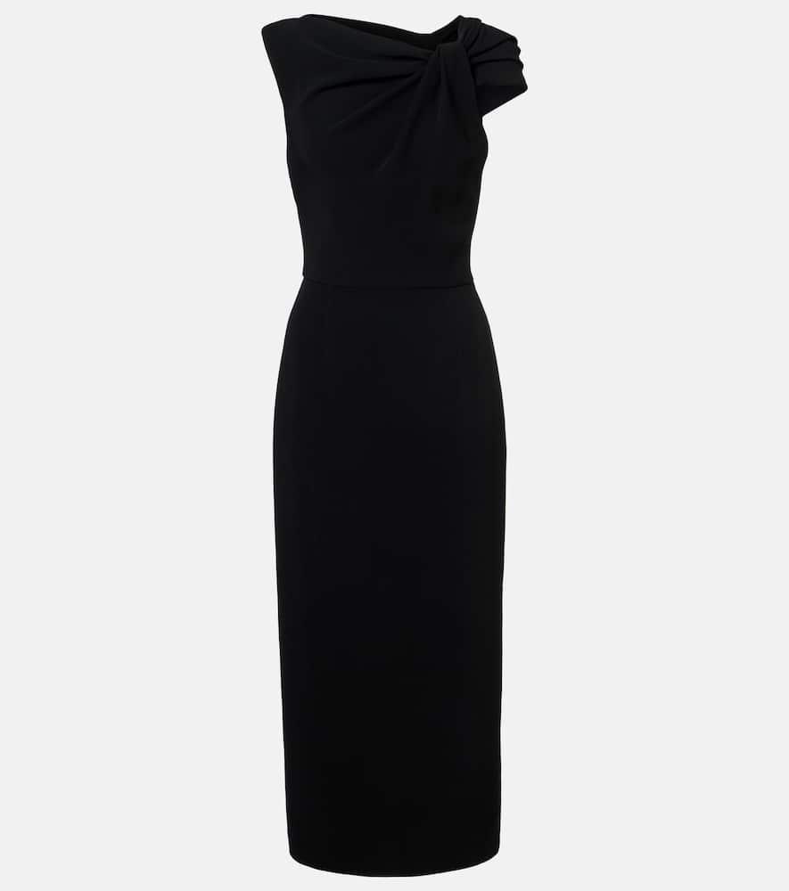 givenchy draped cocktail dress