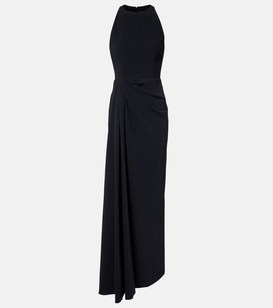 givenchy draped halterneck maxi dress