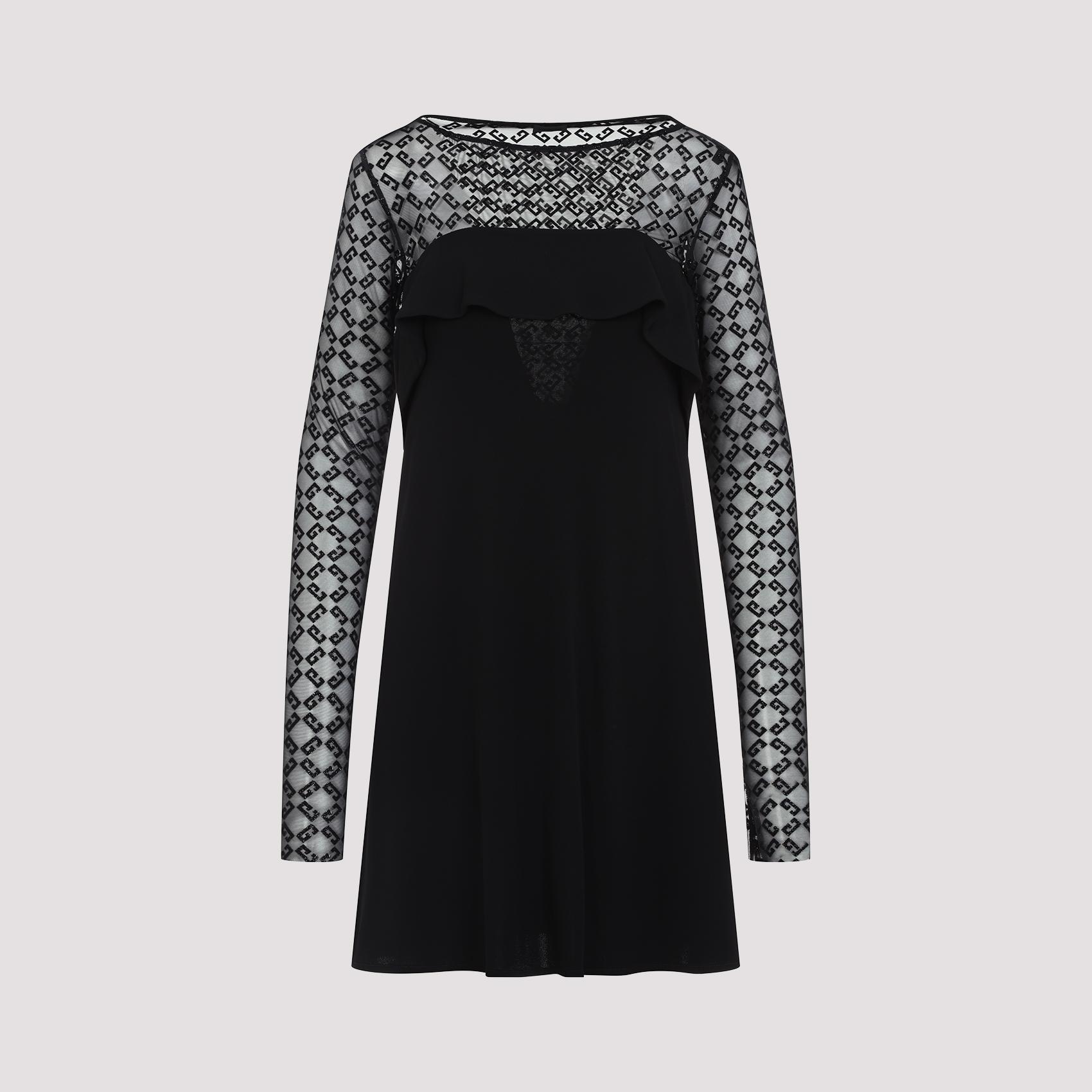 givenchy dress black polyamide elastane - women
