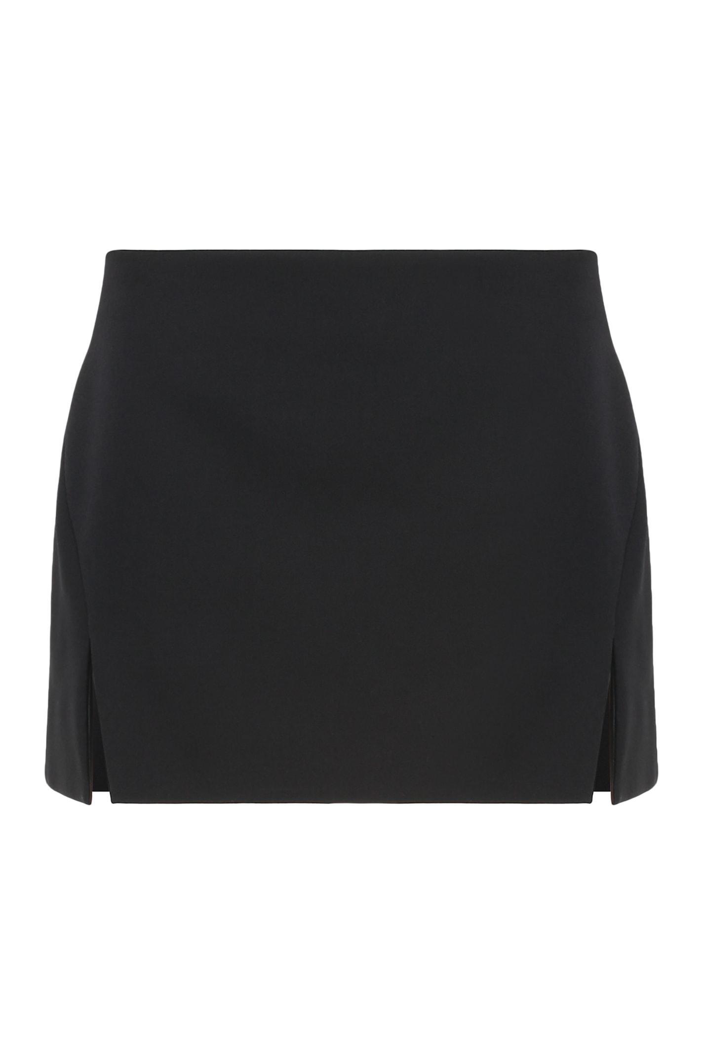 givenchy gonna mini in lana polvere di grano