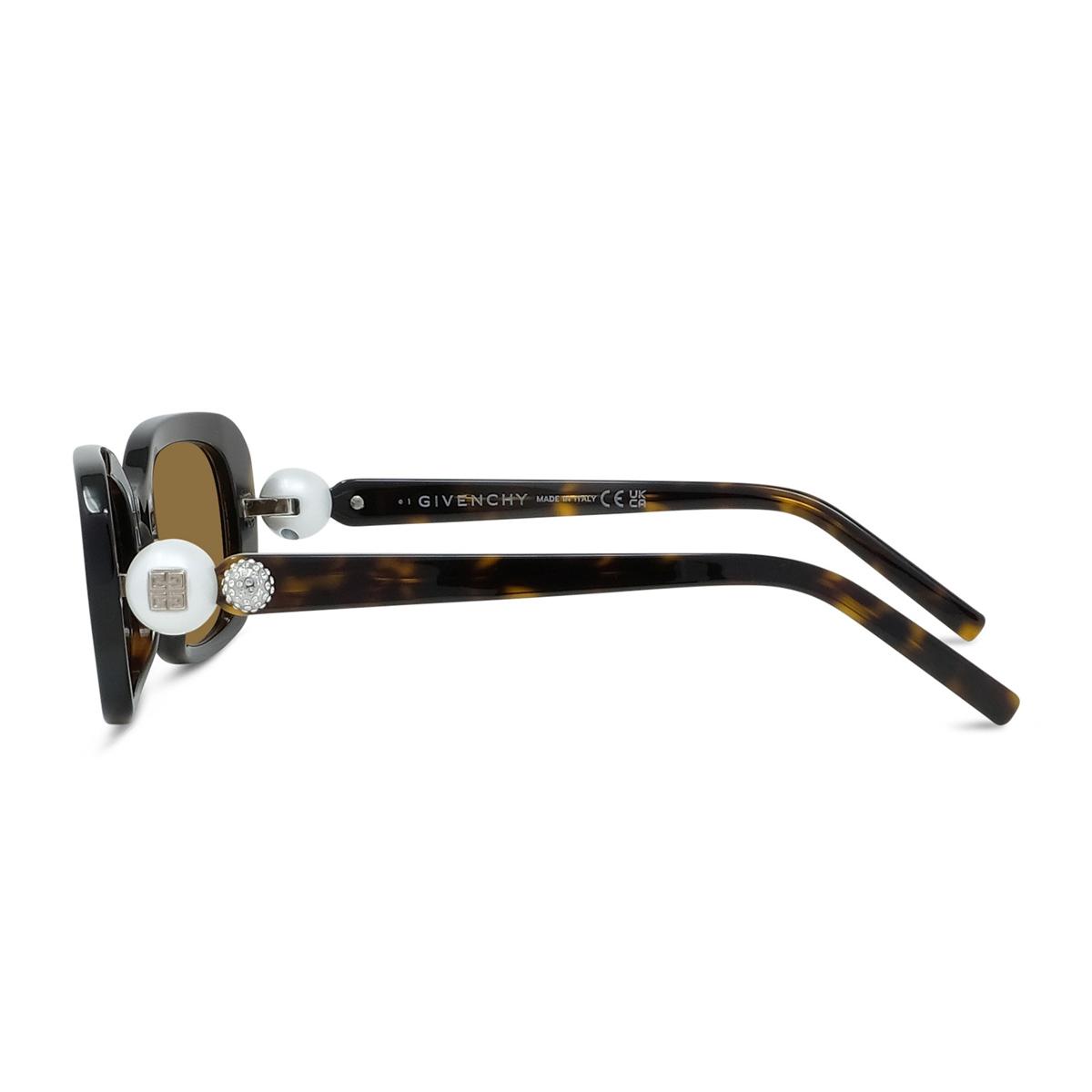 givenchy gv40101i pearl 52e havana marrone acetate occhiali da sole - women