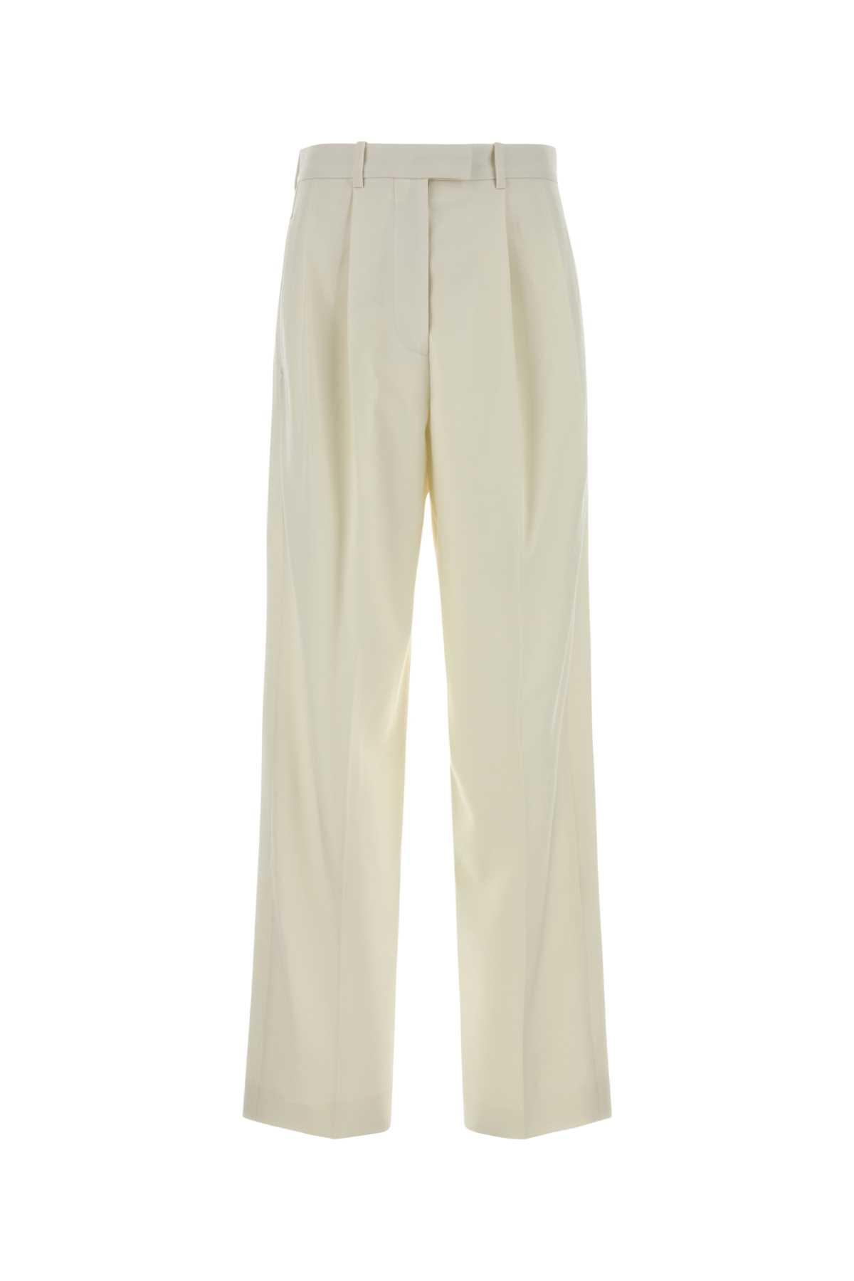 givenchy ivory wool blend pant