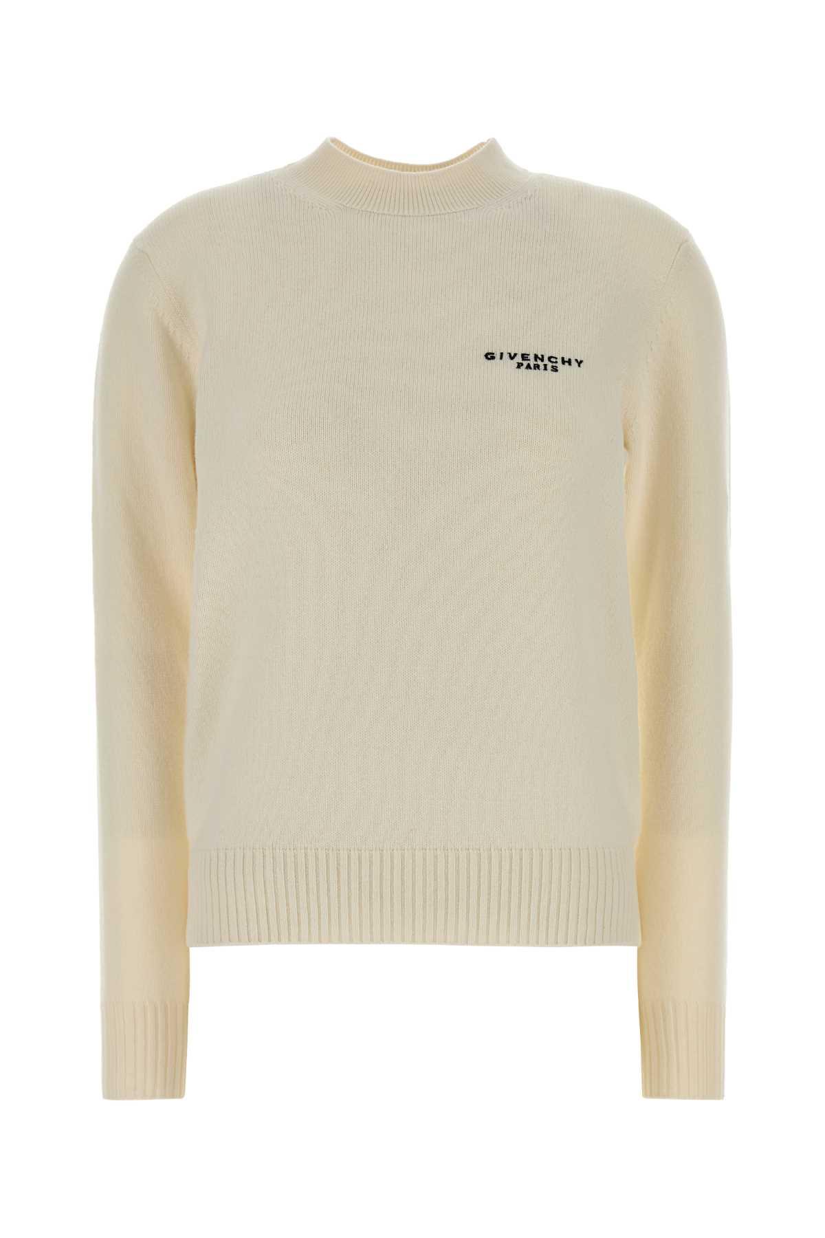 givenchy ivory wool blend sweater