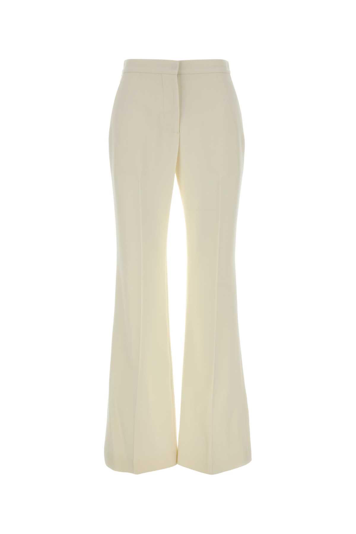 givenchy ivory wool pant