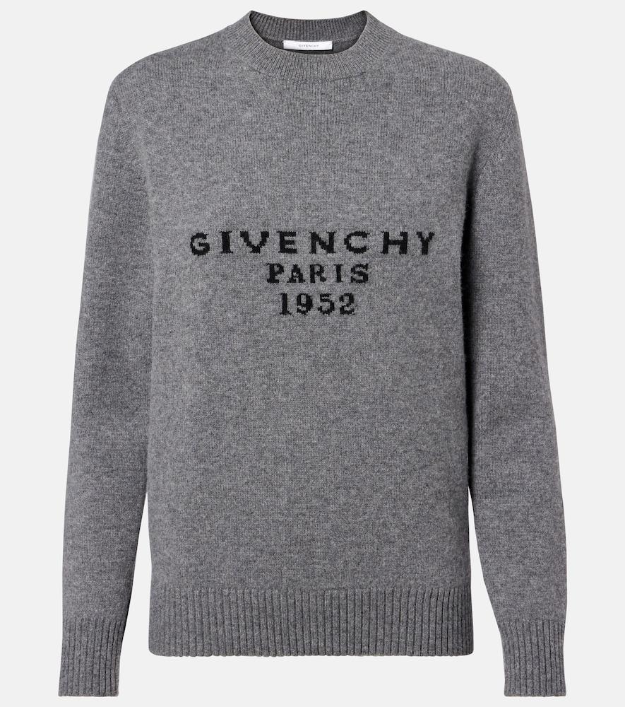 givenchy logo wool and cashmere sweater