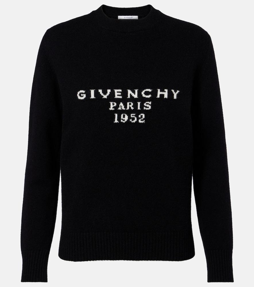 givenchy logo wool and cashmere sweater