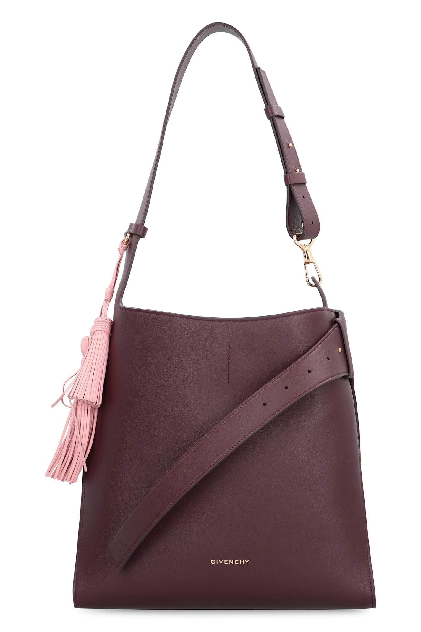 givenchy medium belted hobo bag in leather