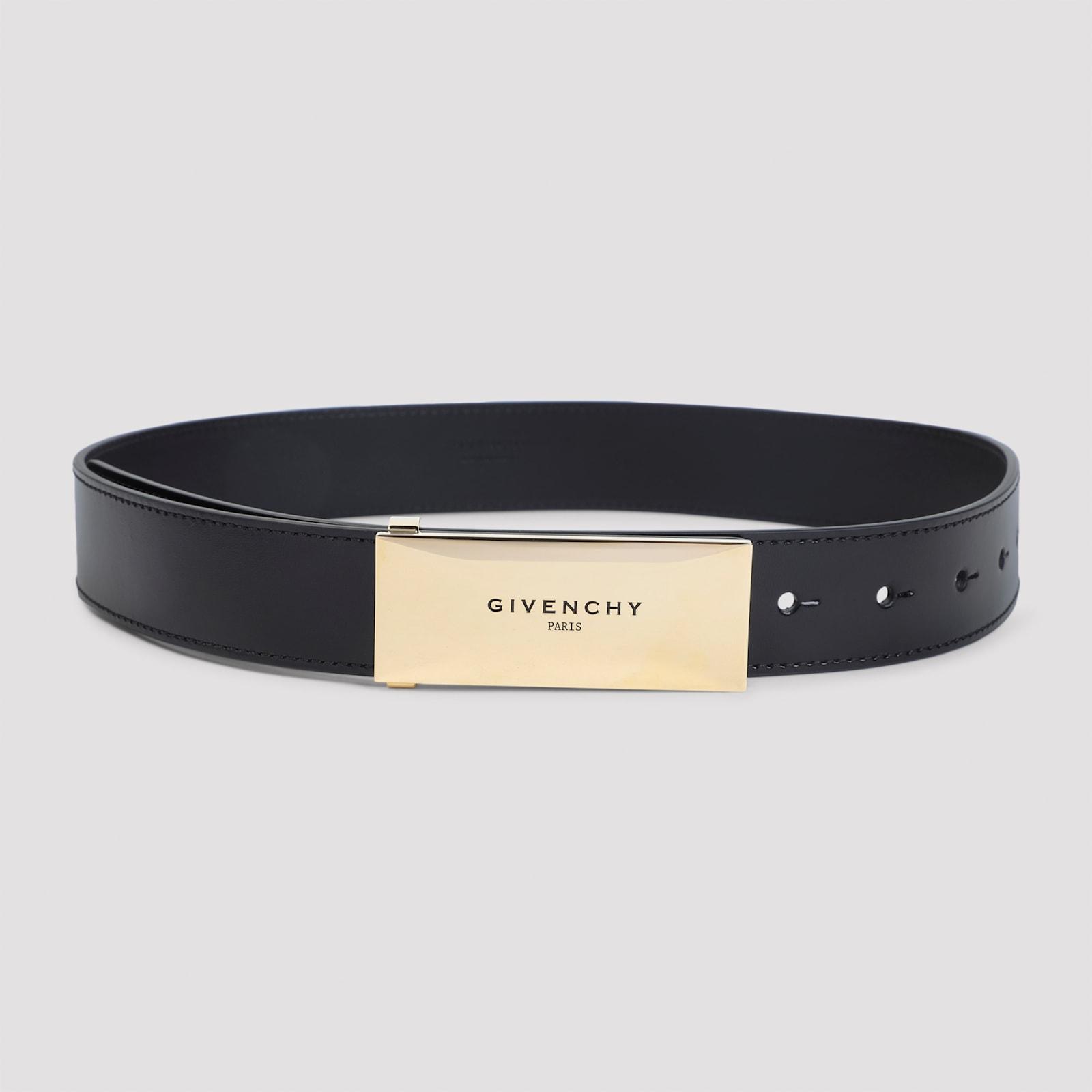 givenchy metal plaque belt