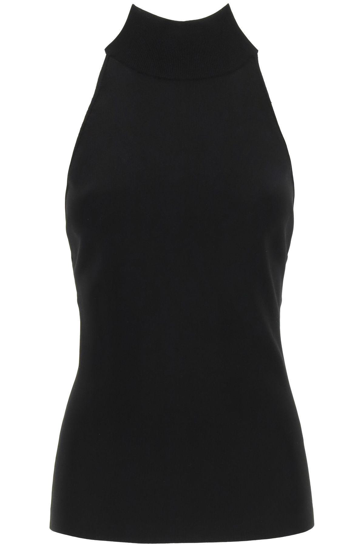 givenchy open back knit top