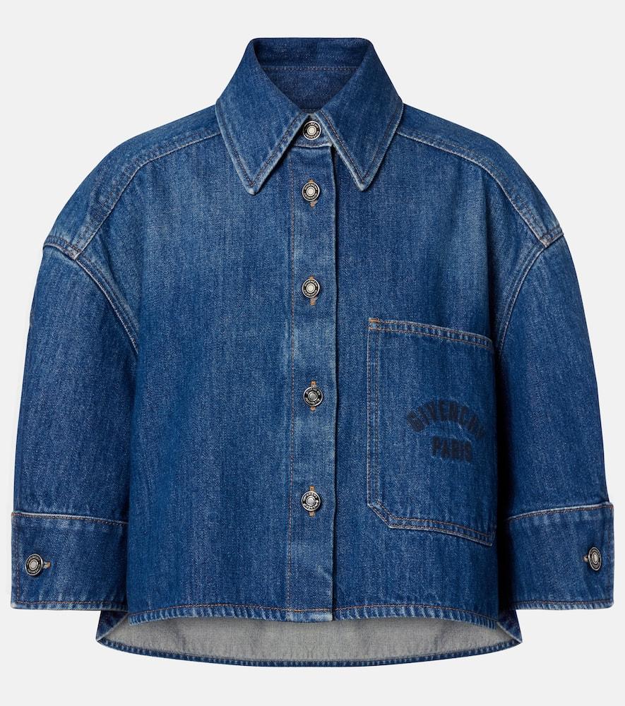 givenchy oversized denim shirt