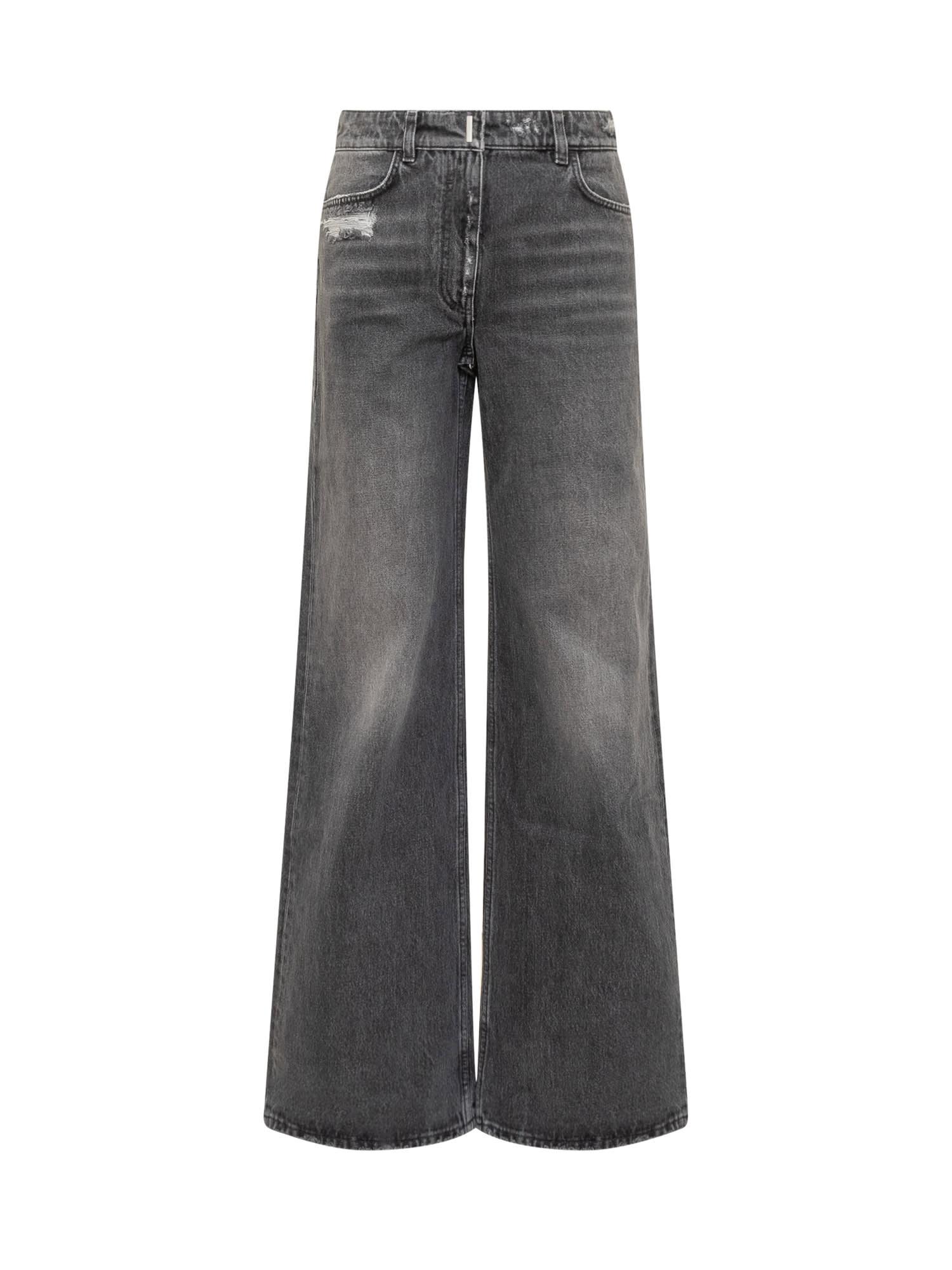 givenchy oversized jeans in denim