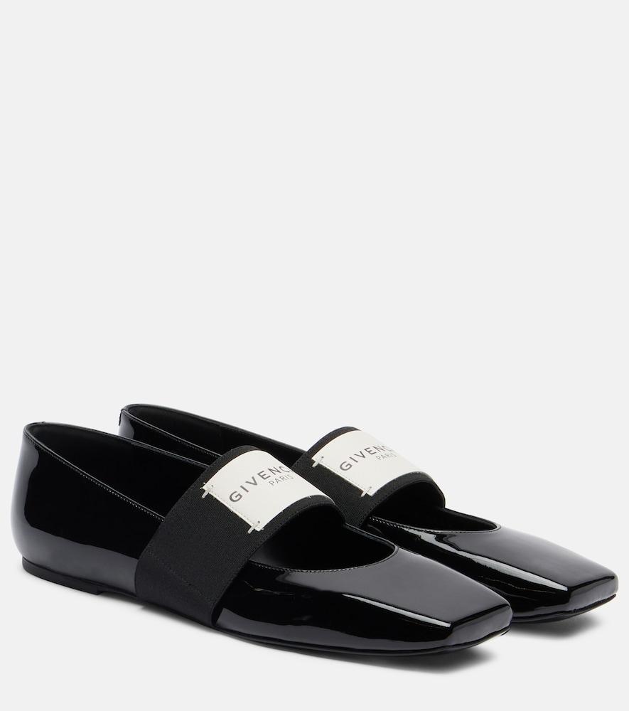 givenchy patent leather mary jane flats