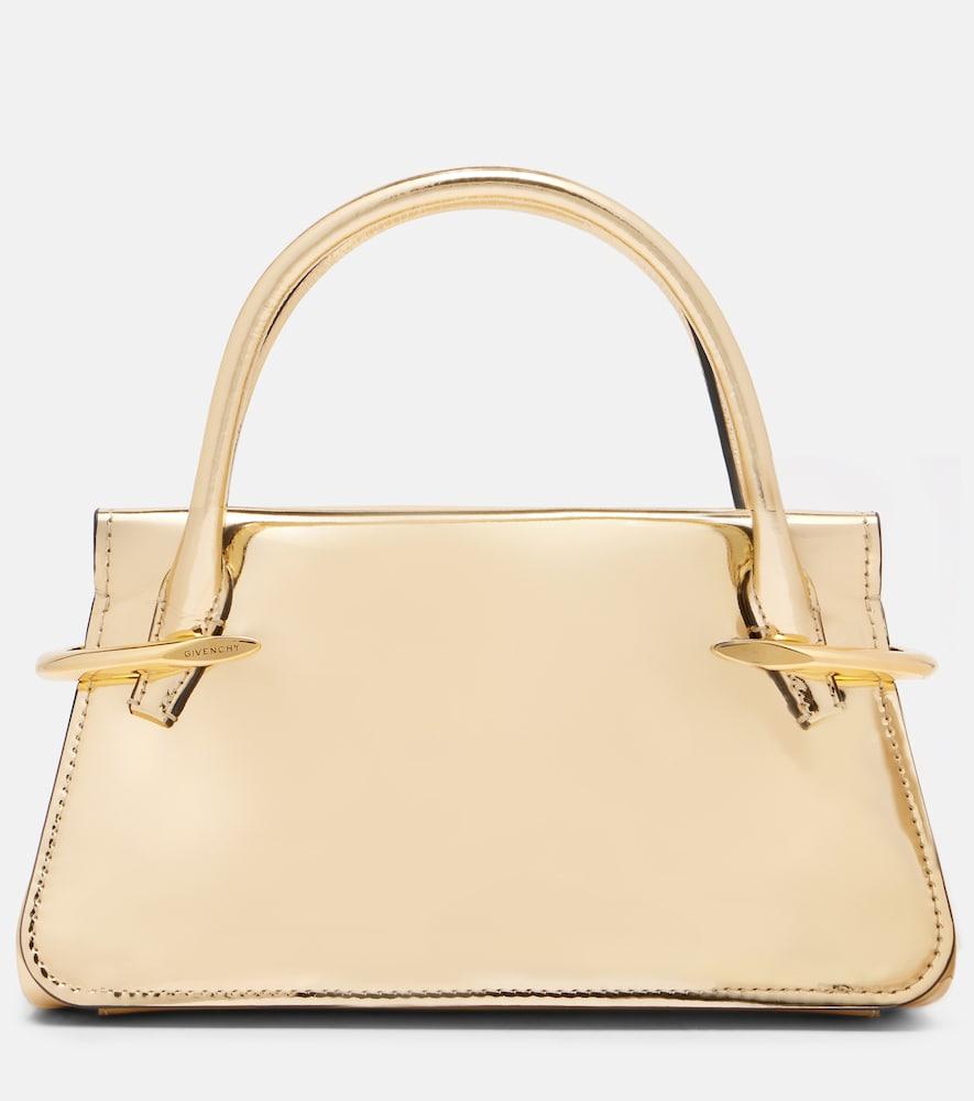 givenchy pinch metallic leather tote bag