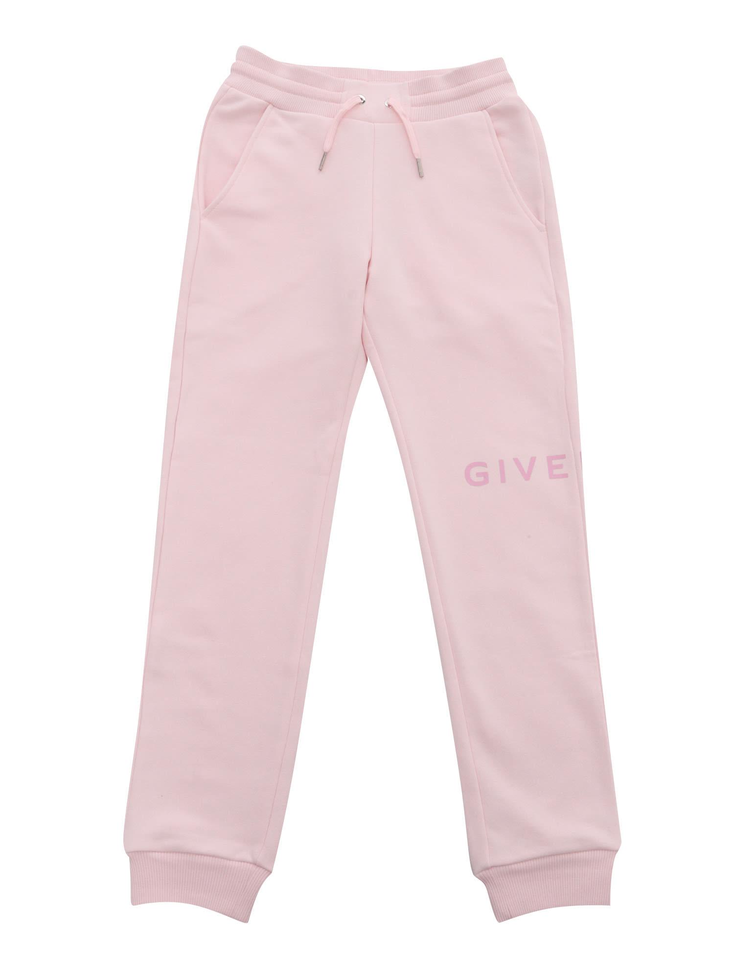 givenchy pink jogging trousers