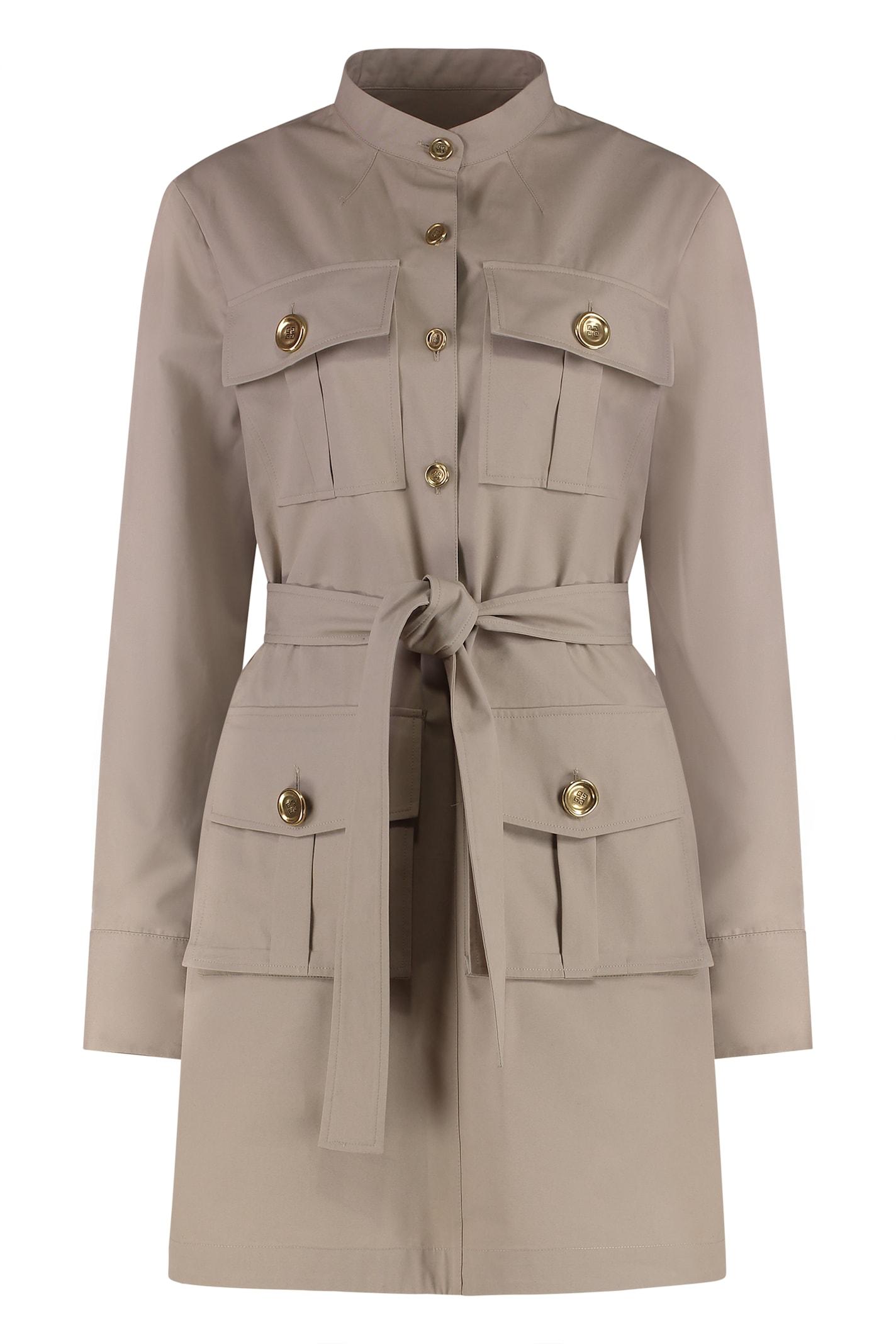 givenchy safari poplin mini dress