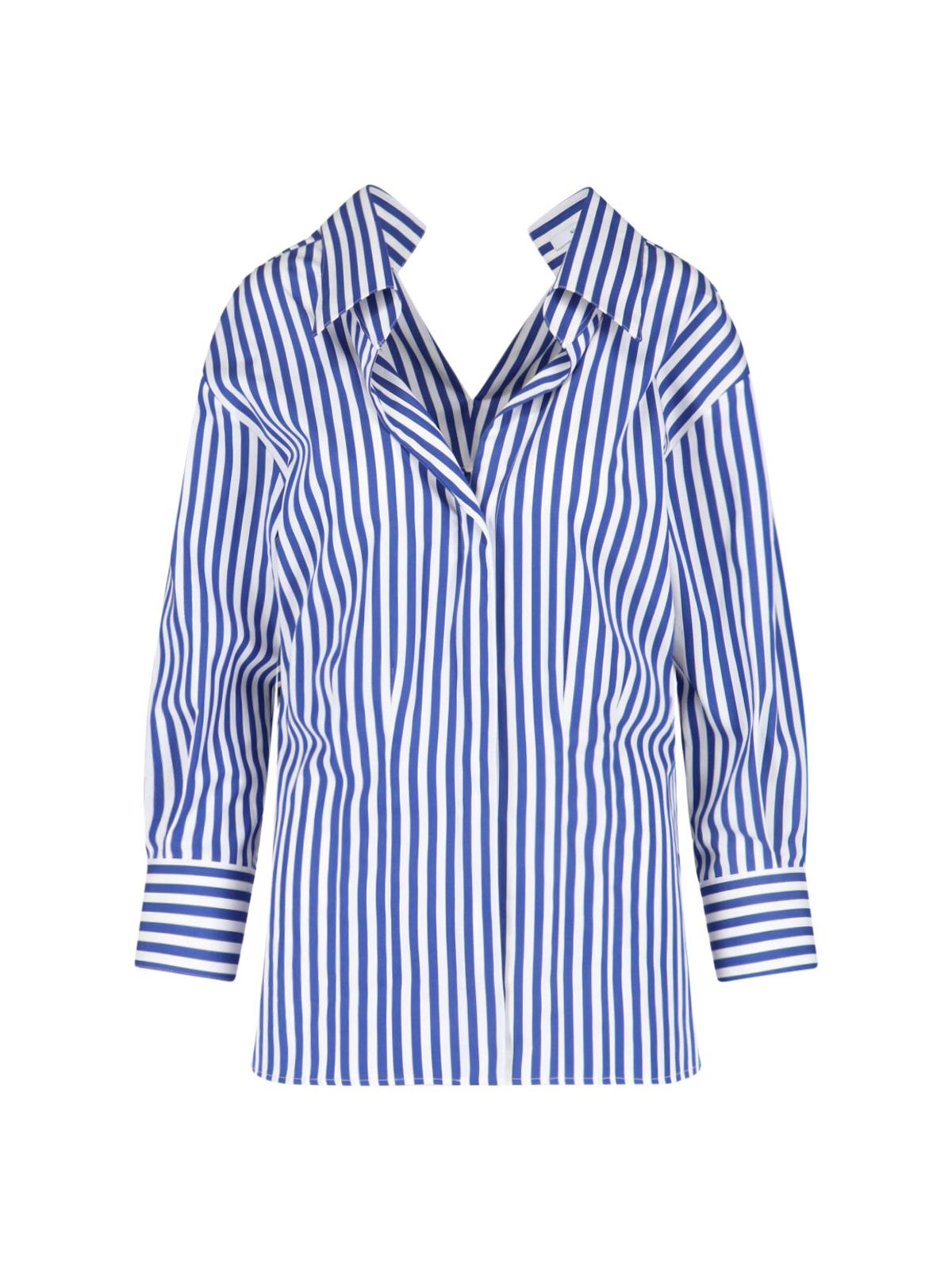 givenchy shirts blue cotton - women