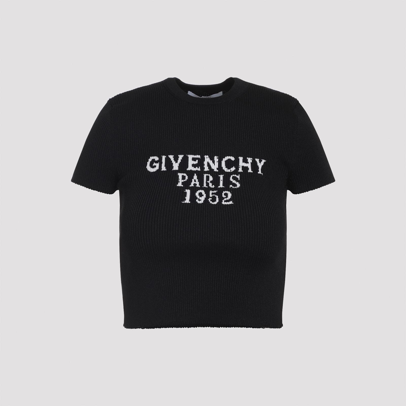 givenchy short sleeves crop top