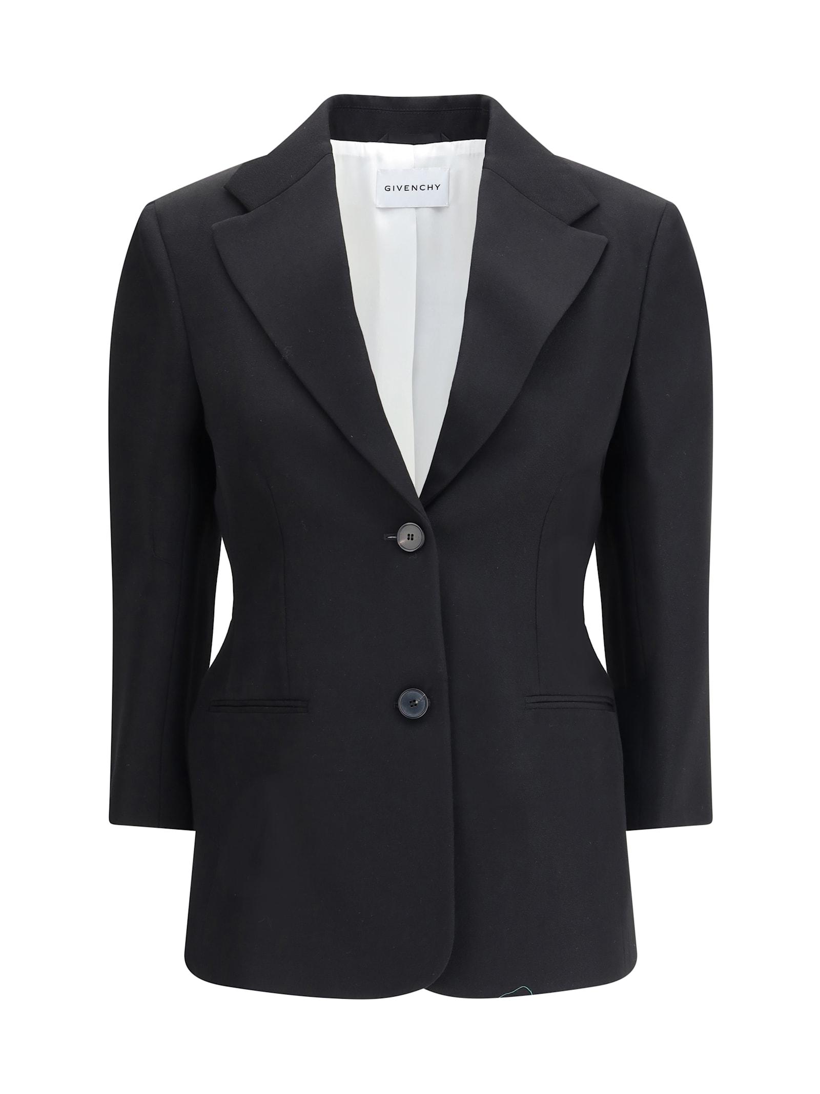 givenchy single-breasted wool blazer