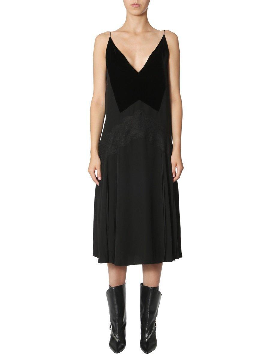givenchy sleeveless flared dress