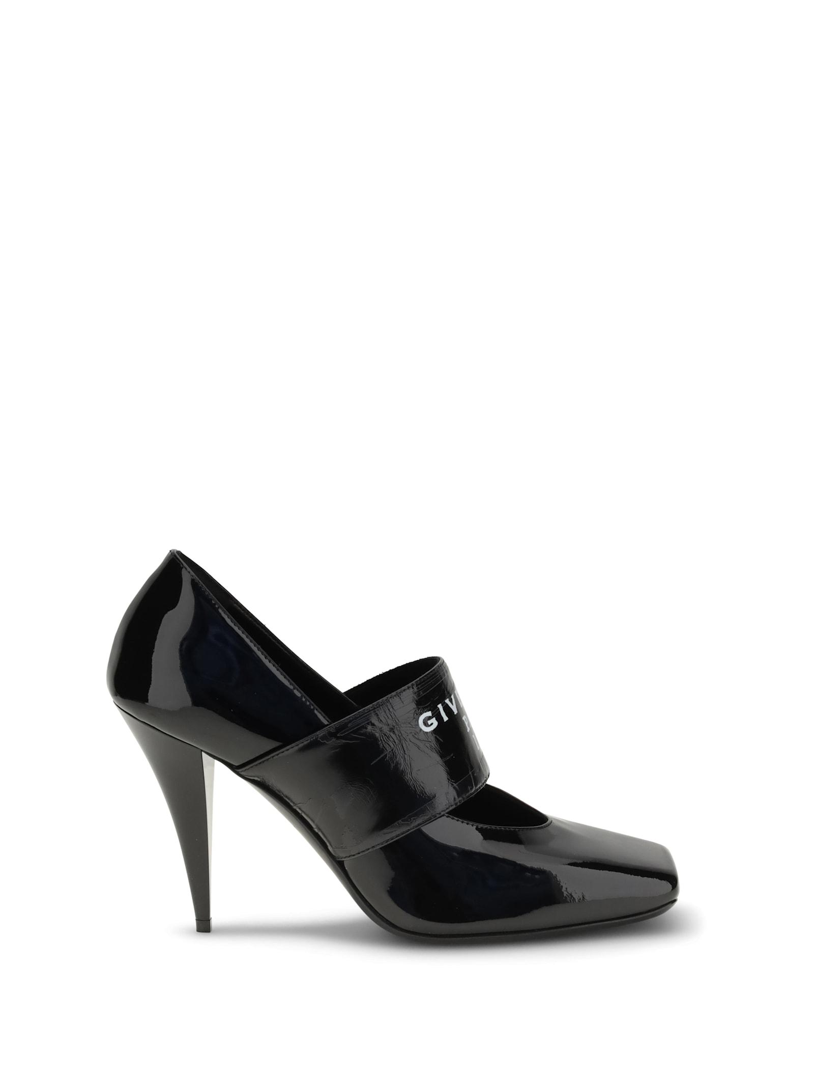 givenchy sliced square logo pumps
