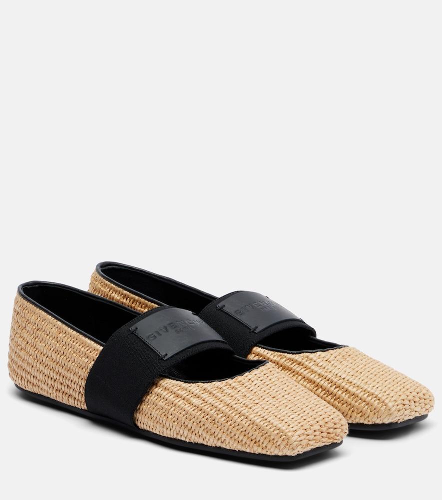 givenchy sliced square mary jane flats