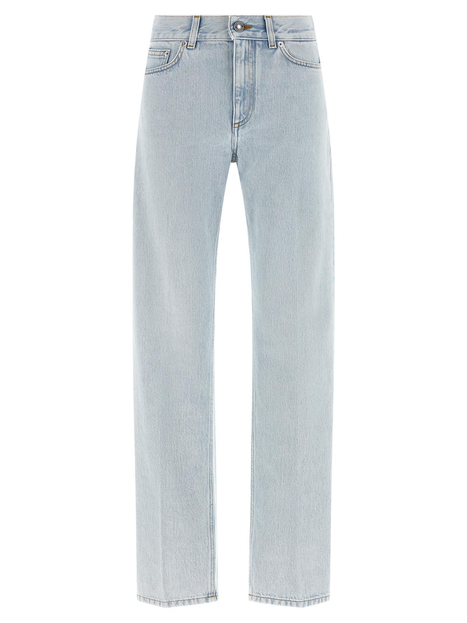 givenchy straight jeans light blue cotton - women