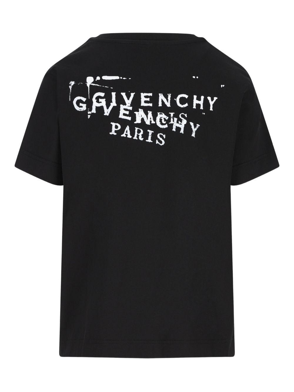 givenchy t-shirts and polos black cotton - women