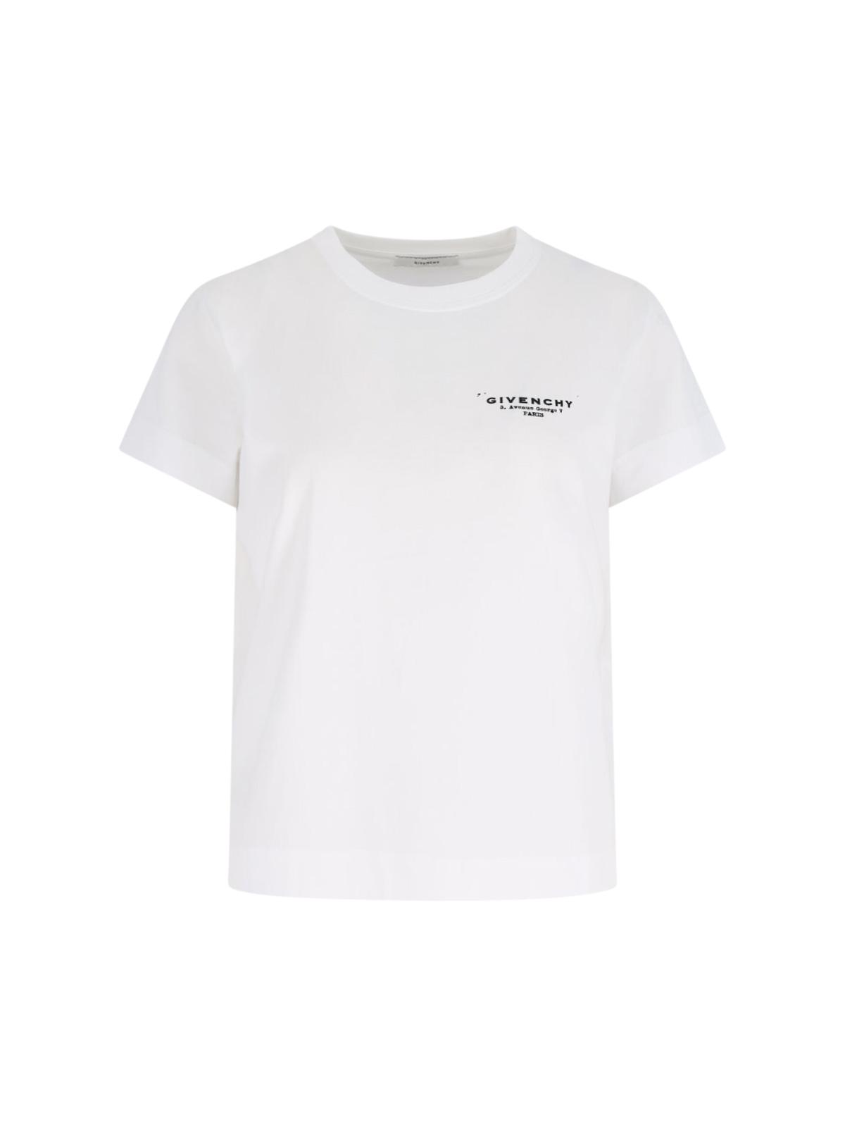 givenchy t-shirts and polos white cotton - women
